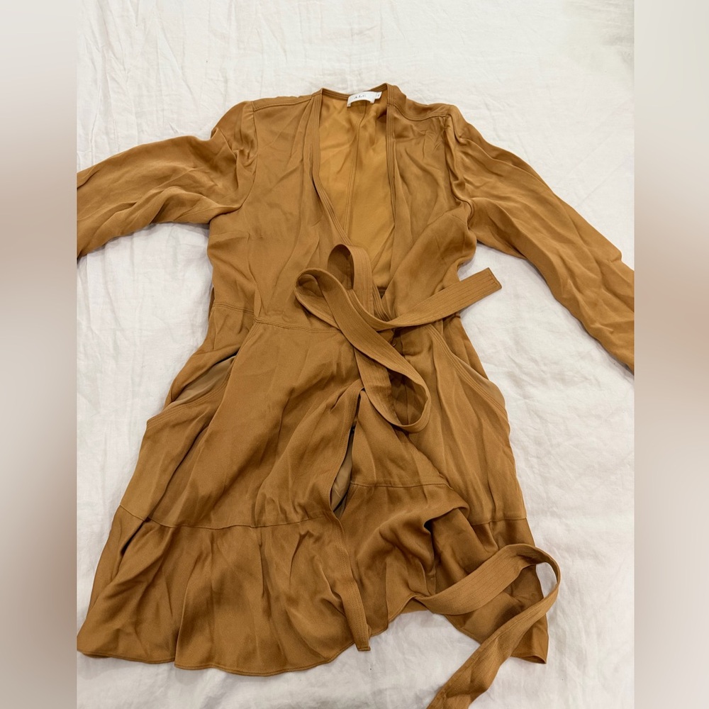 A.L.C. Rich Brown Long Sleeve Dress